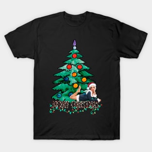 Merry Christmas tree girl T-Shirt